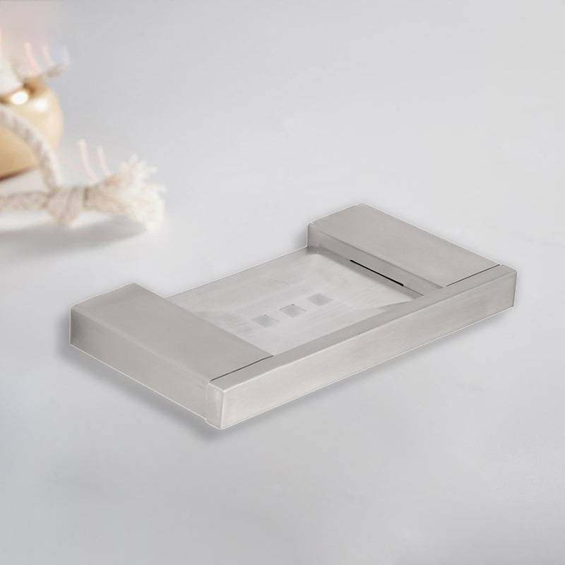 不锈钢皂碟沥水酒店家用轻奢壁挂式香皂盒不积水肥皂架创意收纳