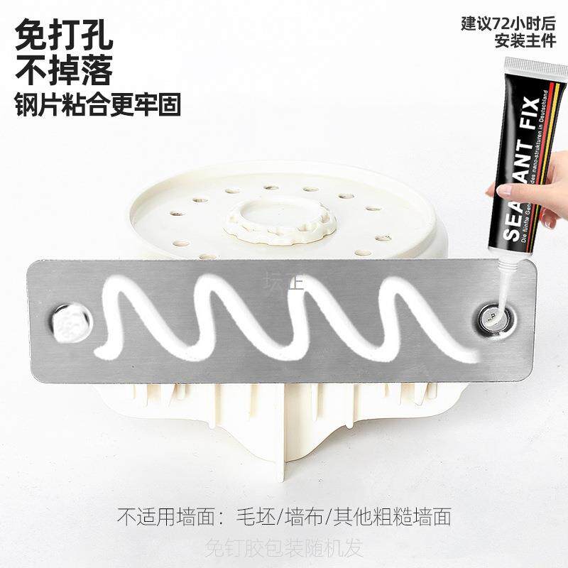 帘套装免打孔罩扇形浴帘杆弧型不浴锈钢半圆浴转角折UL叠浴缸DNU