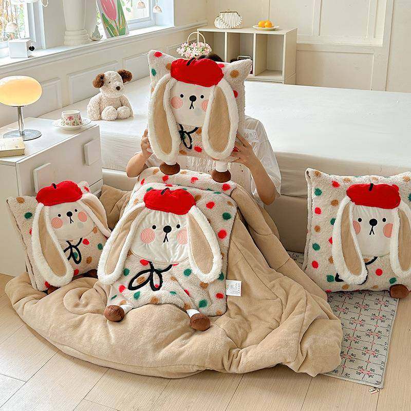 25一年秋可冬新款长绒爱枕被两用汽车靠10013166垫二合办抱公室午,居家布艺,抱枕被,淘宝优惠券,粉丝福利购,淘宝优惠卷