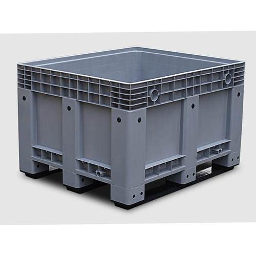 1210卡板箱加厚塑料卡板箱托盘式物流周转箱运输封闭叉车围板箱