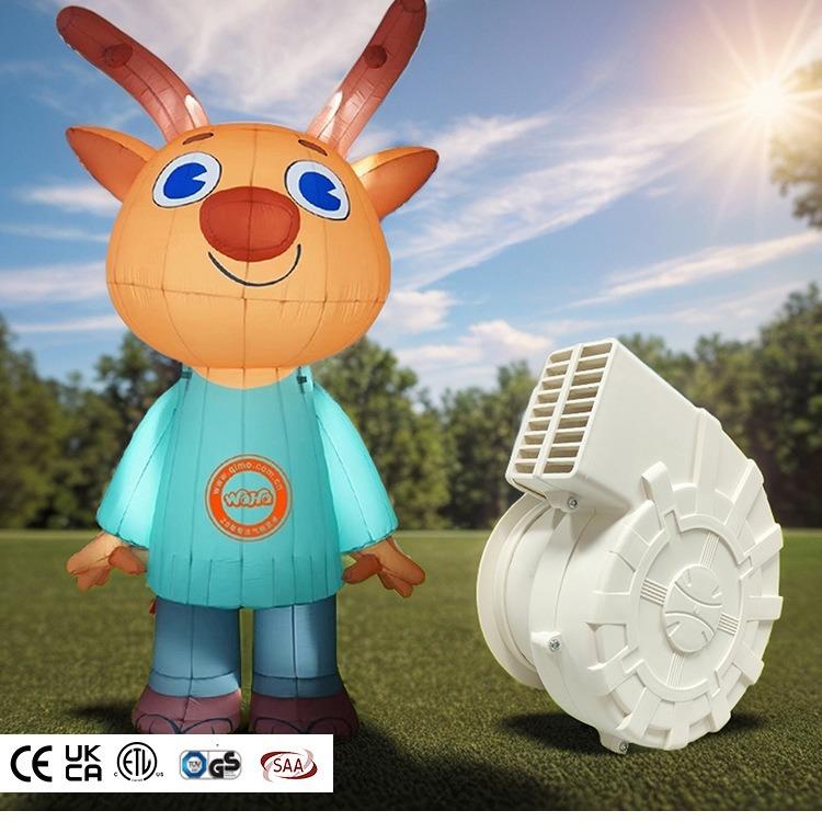 充气拱门风机塑料阻燃庆典婚庆彩虹门气模鼓风机塑料防水铜线150W