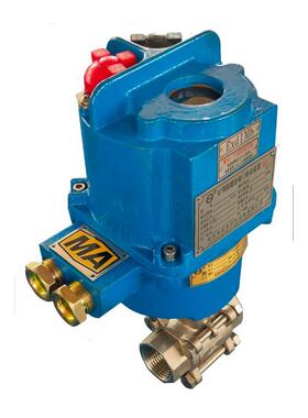 MGQ911F-160P-DN25矿用高压电动球阀 AC127V煤安矿用小口径电动阀