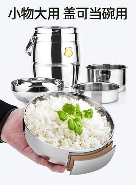 304不F798H6J5锈钢家用温温桶多长层手提真空12/24小时超保饭盒桶
