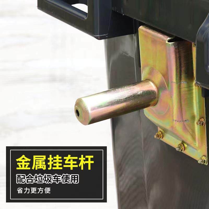 6容60L加LH-660L厚垃圾桶外大号环卫手推户塑料清洁车大量移环卫