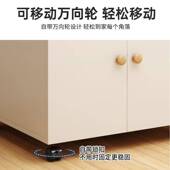 打印机柜复印机柜一体工作台传真机底柜底座放置柜移动带轮矮柜子