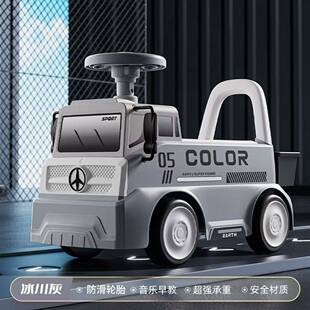 2025儿童车1到3岁宝宝玩具特大号滑行工程车宝宝挖掘机可坐滑行车