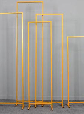 新款婚装庆拱门铁几何屏风路引婚ZLF礼台背景饰门摆舞件长艺方形