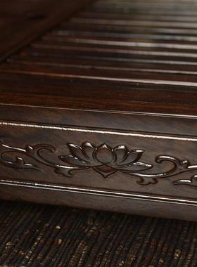 家直乌销盘黑檀木茶小号实木茶台天然金石厂四合一茶海办80043公