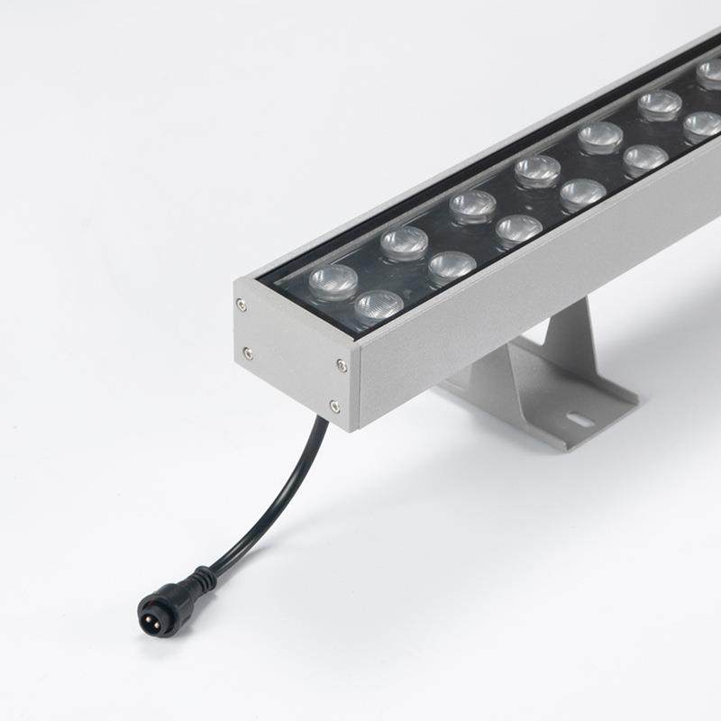 lLED洗墙ed洗桥墙灯双排48W72W线暖白光户外水工程条灯外墙梁亮化