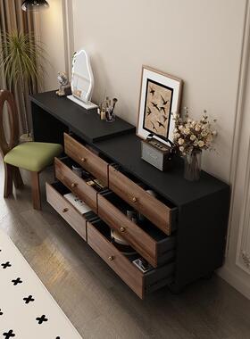 梳妆台卧室简约0252中新款古现代小收纳柜斗PJP柜一体网红型柜化