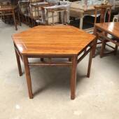 中式 楼仿JFH古明清小餐家具实木酒馆八仙桌餐桌饭店方桌餐桌椅组