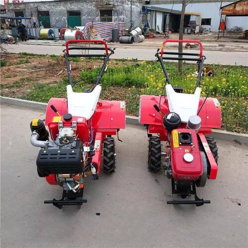 农用四驱汽油乘坐式大棚犁地微耕机多功能葱姜草莓起垄旋耕机