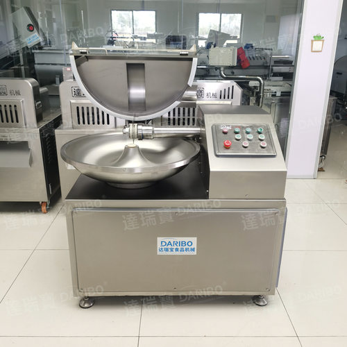L达瑞宝斩拌机斩刀高速旋转斩切冻鲜鸡鸭鱼牛羊肉成肉馅肉泥设备