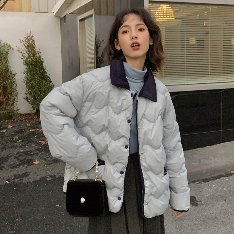 2025年新款棉服女冬短款韩版宽松小个子外套时尚洋气轻薄棉衣棉袄