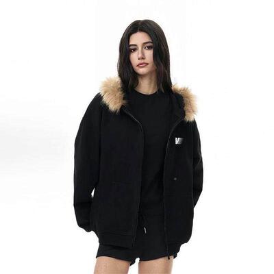 OYJAYIVAKGO美式古毛领开衫连帽运动衫外男女2秋0复套NLG25早冬季