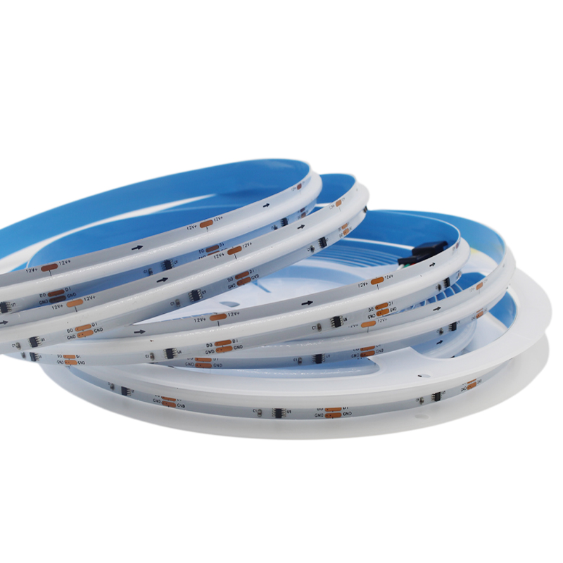 LED幻彩灯带WS2811全彩COB软灯条720灯每米可跑马流水KTV酒吧装修