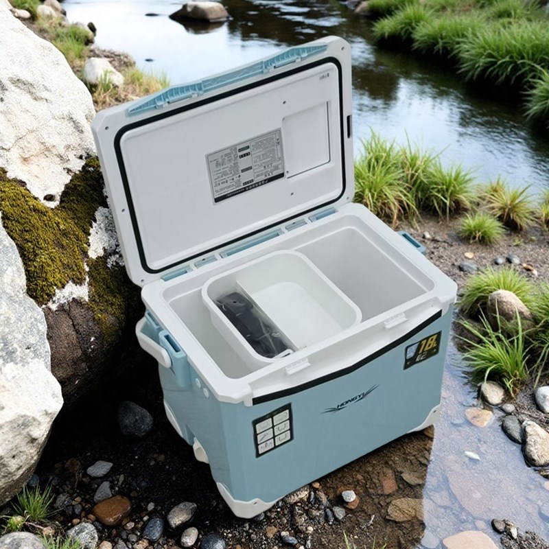 L海钓专用保温箱新款多功能钓箱可坐路亚超轻冷藏箱保鲜箱10-85