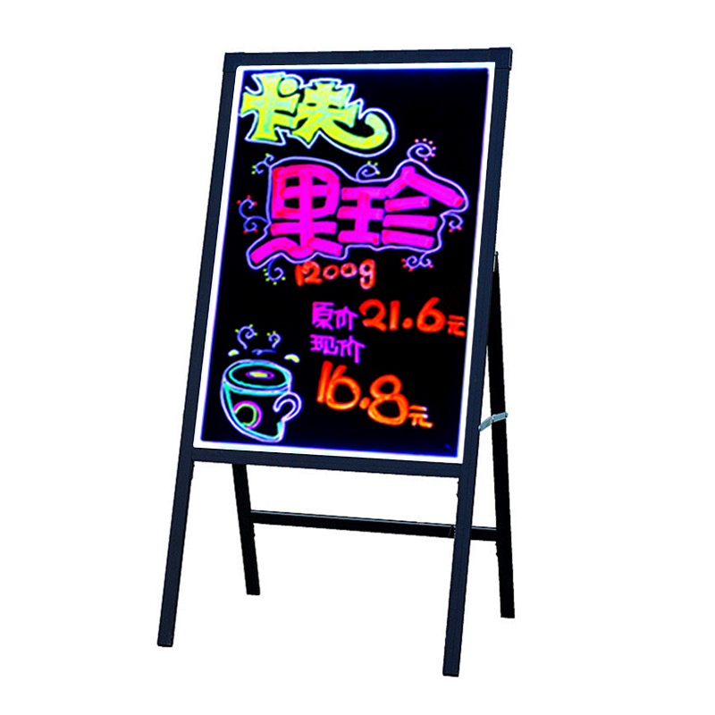 电子画板荧光板立体广告牌发光宣传牌led写字板黑板展架水牌灯箱