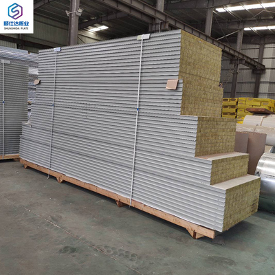 机制岩棉板mm彩钢板保温板室内隔热板轻质复合夹芯板泡沫板隔墙