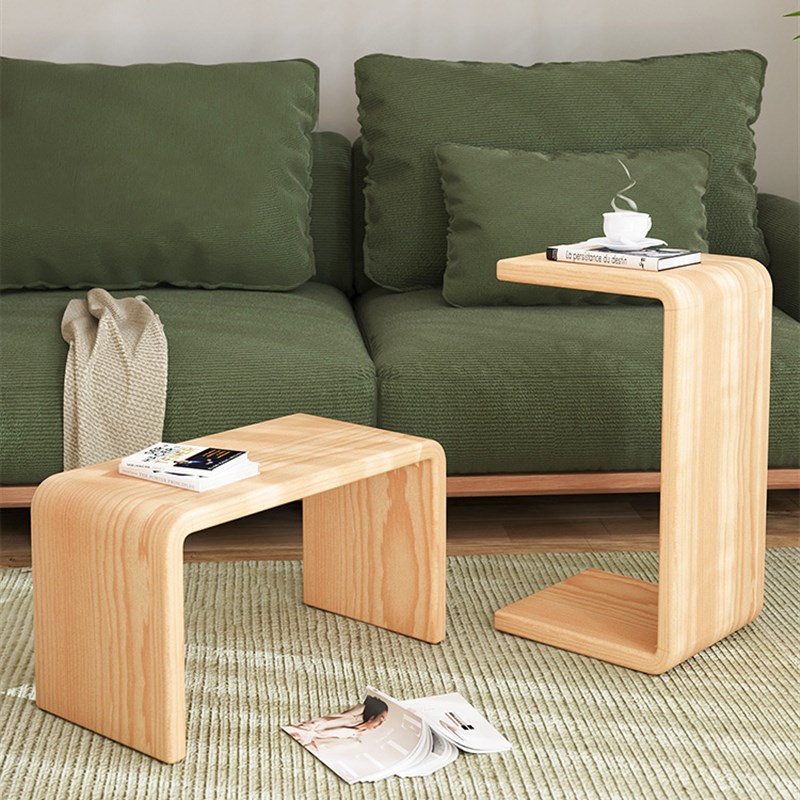 沙发边几简易家用实木小茶几现代简约小型边几桌可移动飘窗小桌子