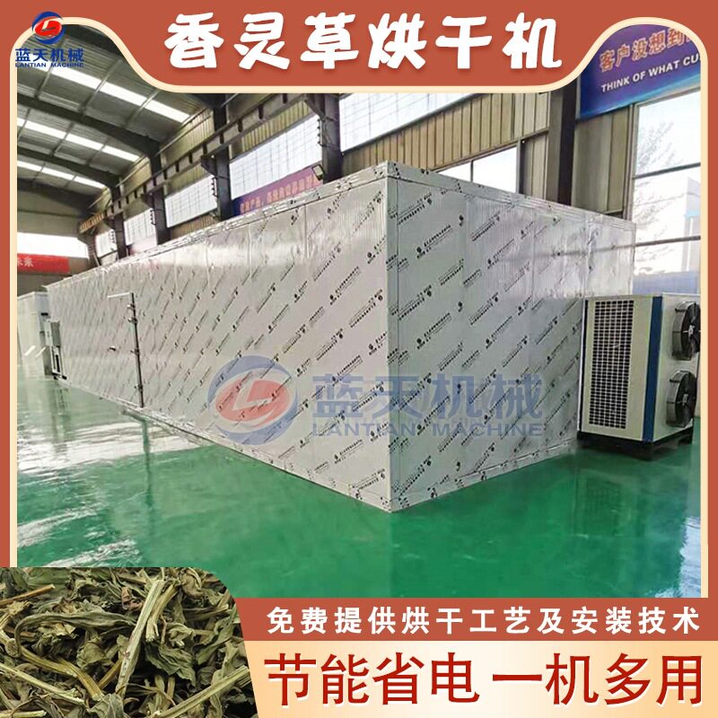 香灵草烘干机 全自动灵香草广零陵香除湿烘干房 大型香草烘干设备