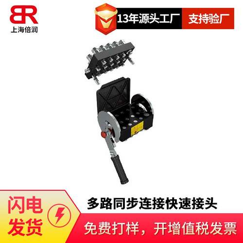 倍润Faster多路同步连接 P1004系列 十路同步连接快速接头尺寸 04