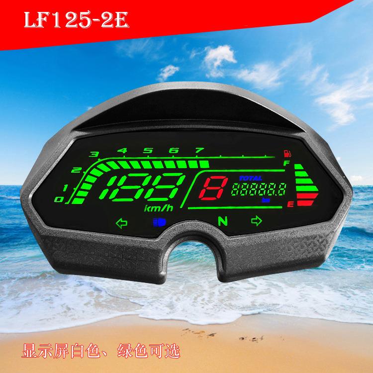 南美VICTORY NITRO125摩托CCR/LF125-2E数字转速表改装LED电子表
