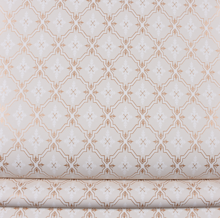 瑞典环保木纤维纯纸金边不规则几何图案书房电视沙发背景墙纸