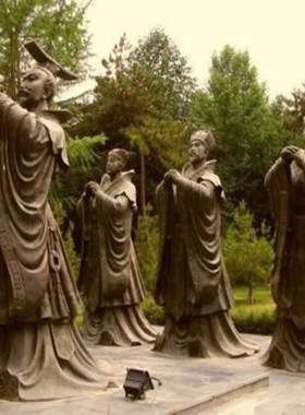 张宾戴渊苏峻苻洪温峤雕塑摆件干宝拓跋猗卢范长生刘聪雕像刁协