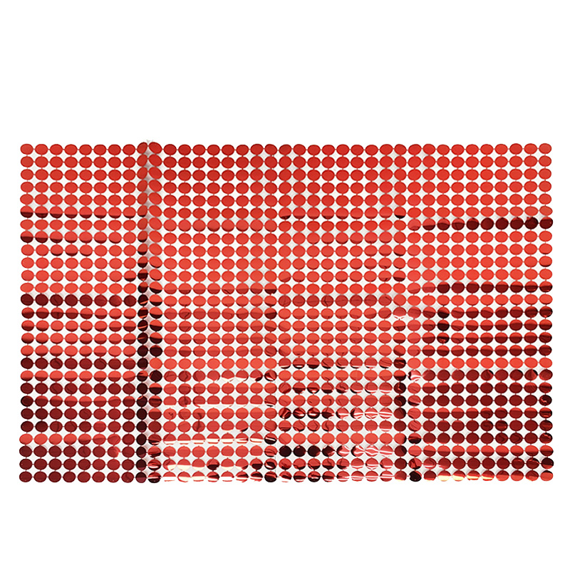 风动板亮片镜面幕墙辐射闪动圆形珠片帘婚礼背景墙广告派对布置