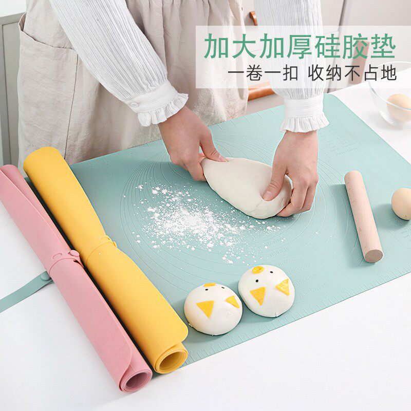 揉面垫硅胶食品级加厚硅胶垫家用擀面和面垫防滑案板面板烘焙工具