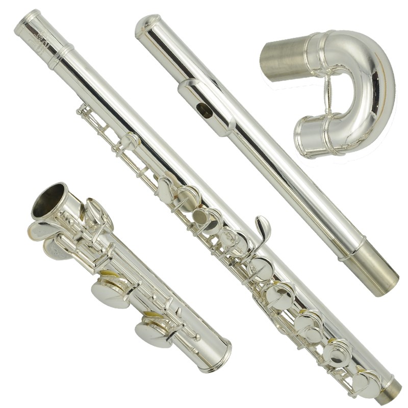 久旋 中音长笛 G调镀银 低音长笛