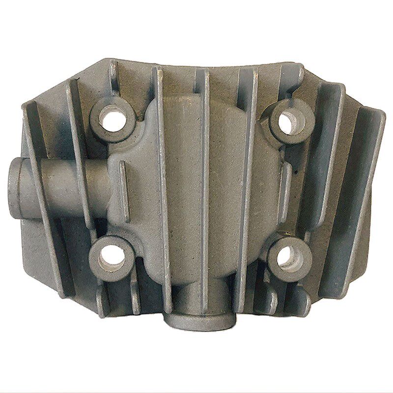 空压机配件缸头盖小型有油直联便携式气泵弯头空气压缩机铸铝缸盖