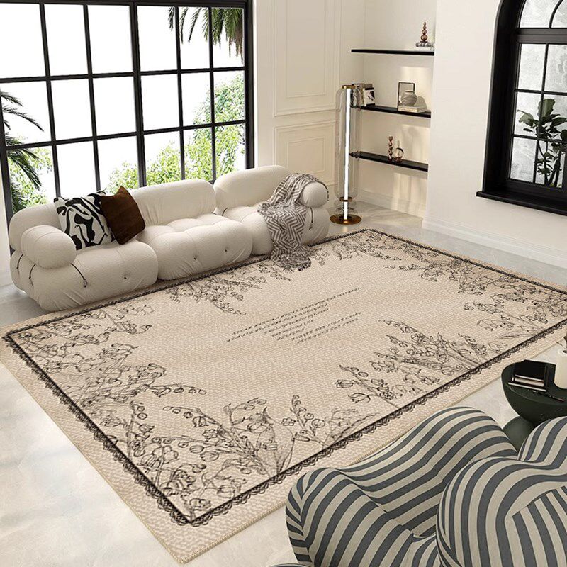 天津崔黄口地毯2023新款客厅沙发毯卧室床边垫子免洗耐脏家用地垫