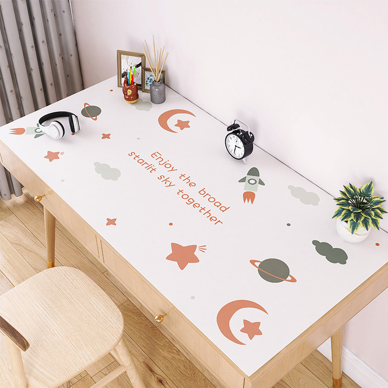 环保护眼书桌垫学生学习儿童写字台桌面垫防水防油pvc家用书桌布