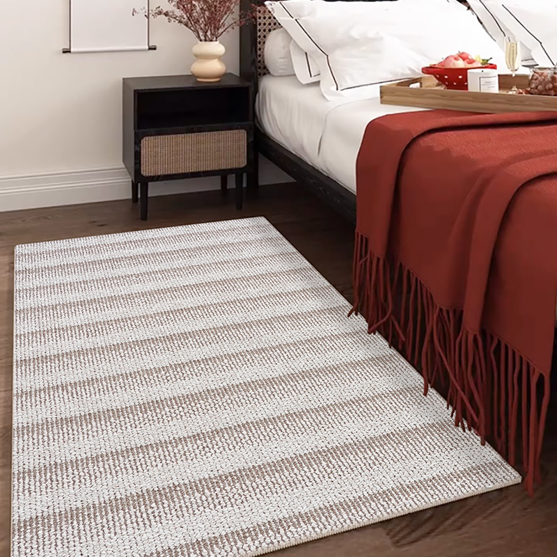 古臻高级感卧室床边毯 现代简约家用主卧长条床下垫儿童房耐脏