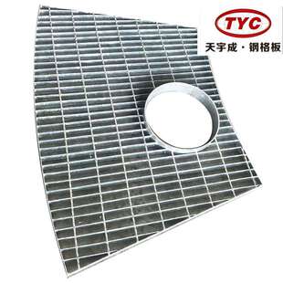 厂家供应  异型扇形平台板 天宇成钢格板圆形平台