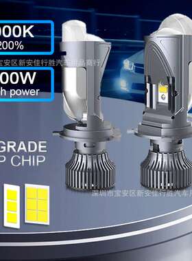 厂家 M01K汽车led大灯高亮车灯矩阵双光透镜led灯汽摩通用改装