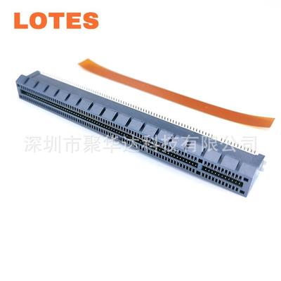 LOTES APCI0334 PCIE显卡接口 16X 164PIN 贴片型 高传输4.0版