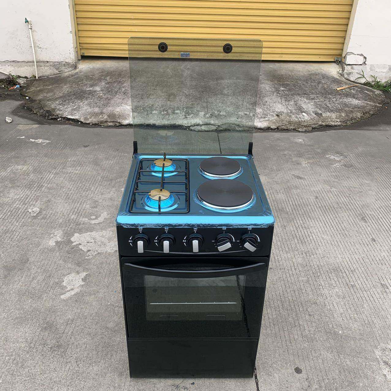 高端2电2气连体烤箱 黑色