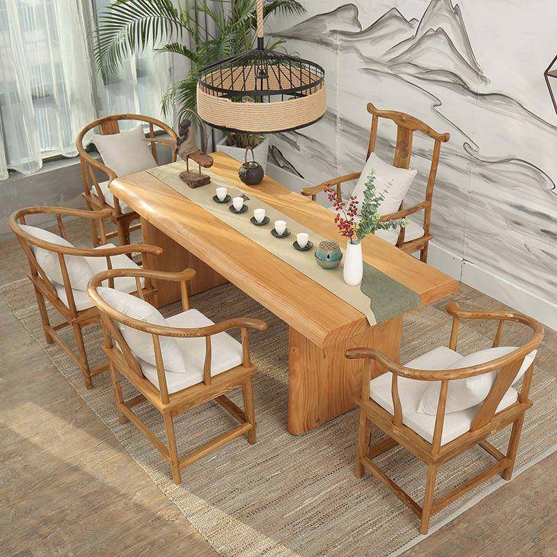 新中式实木茶桌家用客厅泡茶桌酒店茶楼接待会客大板原木茶桌全套,鲜花速递/花卉仿真/绿植园艺,割草机/草坪机,淘宝优惠券,粉丝福利购,淘宝优惠卷