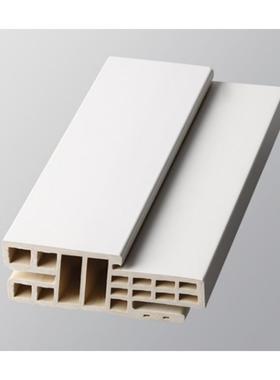 E100 厂家直供PVC门木塑门 木塑门套线条门套线 绿色环保装饰线条