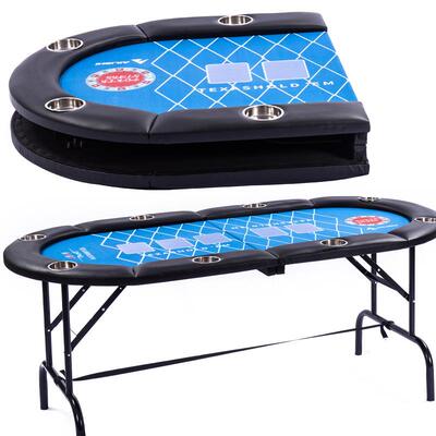 8人位扑克桌棋牌室娱乐扑克桌赌桌筹码桌牌桌