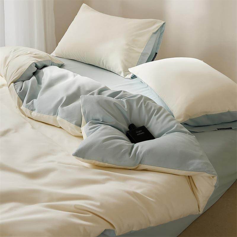 质享家100S全棉长绒棉宽边磨毛四件套纯色双拼纯棉床上用品三件套,五金/工具,五金工具箱/五金收纳箱,淘宝优惠券,粉丝福利购,淘宝优惠卷