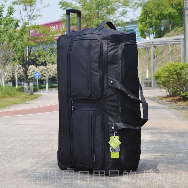 高档50超大牛津万布出大国旅行箱特寸号拉箱55寸向轮158托运箱行