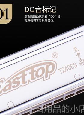 高档东鼎T2406S口加厚方24孔复音德国音簧琴C调ABDEGF调成人奏乐