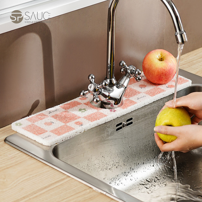 厨房水槽吸水海绵防溅垫