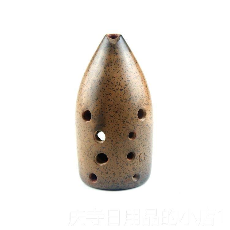 高档冯氏正品孔双腔笔筒陶熏精十品烧专业埙演奏级民族乐器