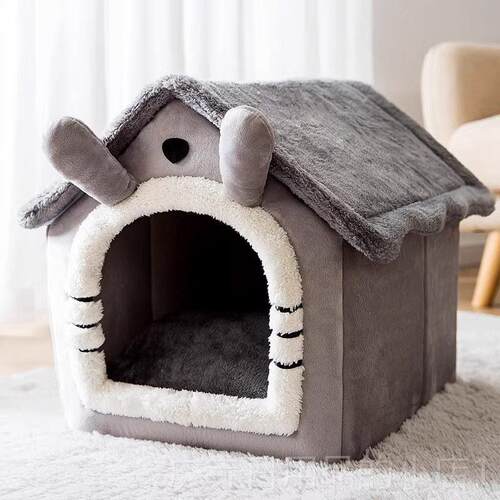 高档猫冬季保暖封式闭房子小型猫屋四季通用窝网红猫咪垫子型犬狗