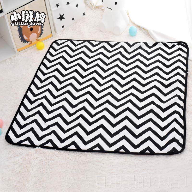 高档儿童帐篷厚地垫 防潮加保环宝无味全棉垫子 宝爬行垫防滑地毯